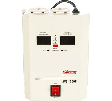 Настенный стабилизатор Powerman 1ф 1,5 кВА AVS 1500 P 6049482