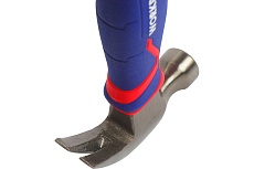 Молоток столярный WORKPRO с фибергласовой рукояткой, 225 гр, короткий WP241008