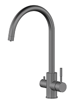 Смеситель для кухни Oliveeka OL-458022-BGM с подкл. к фильтру, оружейный металл