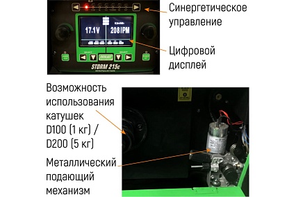 Сварочный полуавтомат Everlast storm 215c (mig/mma/cut) 4EV215C