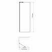 Душевая перегородка WasserKraft Aller 10H06-RP80 Fixed 80x200