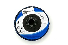 Круг плоский торцевой 125x22.2 мм, коралловый, абразив, синий для УШМ EuroCut 7-010