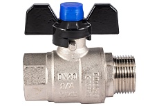 Шаровой кран PROFACTOR PF STRONG ручка бабочка в/н 3/4 дюйма PF FBV 286