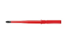 Отвёртка-насадка сменная крестовая с зауженным стержнем WERA PH1x154 мм WE-003413