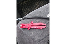Пластиковый зажим для шлангов Rockforce с фиксатором L-155мм RF-903G12C(27396)