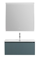 Мебель для ванной BelBagno Uno 80 см 1 ящик, Голубой матовый