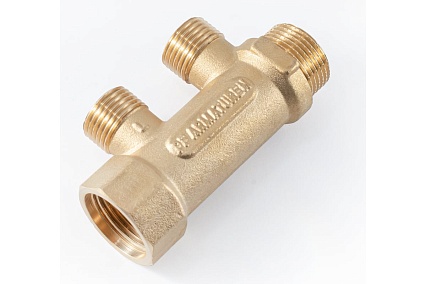 Латунный коллектор PROFACTOR в/н 3/4" х 2 вых 1/2"нар PF MF 262.2