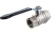 Усиленный шаровой кран RUB BRESСIA (S.33), 3/4" DN20 PN65, ВР-ВР ручка S33E00