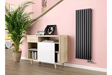 Трубчатый радиатор GUARDO с 6P-1500-08 BK-VER R9005(M)