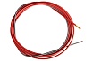 Канал направляющий стальной красный (4.5 м; 1-1.2 мм) TopWeld TW.212.812451
