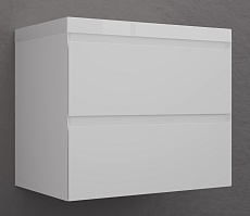 Тумба с раковиной Style Line Манхэттен 70 см белый матовый