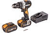 Ударная аккумуляторная дрель-шуруповерт Worx 60 Нм, 20 В, бесщеточная, 4 Ач x 2, ЗУ 2 А, кейс WX352.1