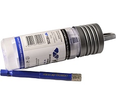 Коронка алмазная с воском по керамограниту PRO 8 мм, 1/4&quot; HEX KEOS DC08SKT