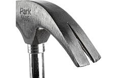 Молоток с гвоздодером PARK 560 гр HAM56CL металлическая обрезиненная рукоятка 354110