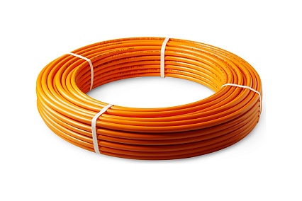 Пятислойная труба PRO AQUA PE-RT Оранжевая класс 5 - 8 бар 16x2 100м PERT5O16100
