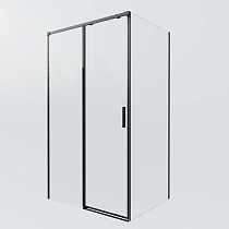 Душевой уголок Vincea Soft 2 VSR-3SO28012CLB 120x80 черный, прозрачное