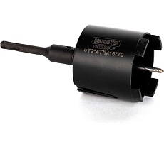Сверло сегментное Diamaster Expert М16 SDSplus с перех. д.72 h70мм ж.бетон dry вакуумное спекание 121.600.7225