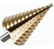Сверло по металлу ступенчатое 4-52 мм Vertextools 4-52