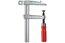 Струбцина BESSEY заземляющая для сварки, с деревянной рукояткой 150/80, ток до 400 A BE-TP-1