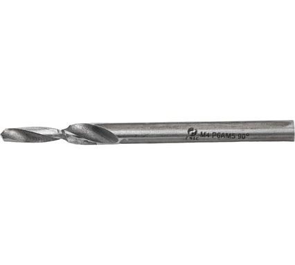 Сверло М4, d3.3х4.5 мм, 90 гр, ц/х, Р6АМ5 CNIC 53213 Сверло М4, d3.3х4.5 мм, 90 гр, ц/х, Р6АМ5 CNIC 53213