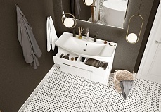 Мебель для ванной 1MarKa Lina Classic 105 см белый