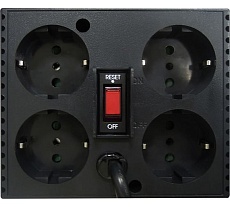 Стабилизатор напряжения Powercom черный TCA-2000 BL