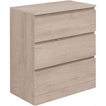 Комод Aquanet Сканди 70 см 3 ящика, дуб эдгрейн 00302549