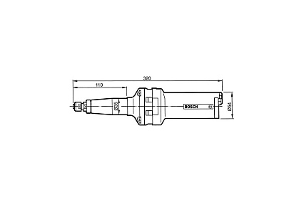 Пневматическая прямошлифовальная машина Bosch 0.607.252.103