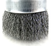 Щетка чашечная EuroBrush 50 мм c хвостовиком 6 мм, ворс гофр сталь 0.20 мм, до 4500 об/мин (код 13-090) EB-C50ST2