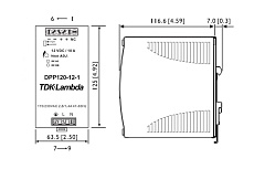 Блок питания TDK-Lambda DPP120-24-1/B