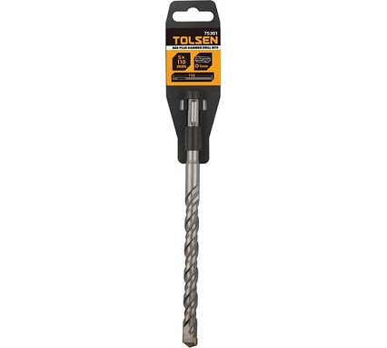 Бур по бетону SDS Plus, 5x110 мм, напайки TCT TOLSEN 75301