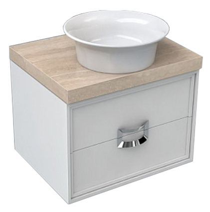 Тумба с раковиной Kerama Marazzi Canaletto 60 см, белый матовый