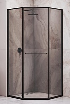 Душевой уголок RGW Stilvol SV-82B R 90x90 тонированное, черный 33328299-34R