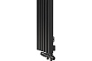 Вертикальный радиатор c нижним подключением, ARBIOLA Compact V 1750-63-06 VR, RAL 9005 матовый черный 257072