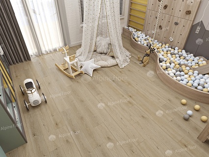 Виниловый ламинат Alpine Floor Ultra New LVT Дуб Миндальный 1219.2x184.15x2 мм, ECO 5-27