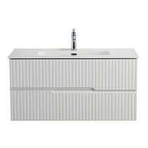 Тумба с раковиной Cezares Duet-N 100 см Bianco Opaco