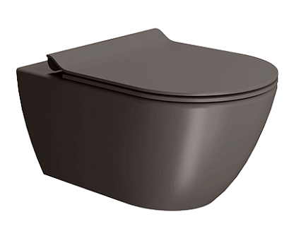 Подвесной унитаз GSI Pura 8815 55x36 безободковый