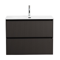 Тумба с раковиной BelBagno Uno-Mini 90 см Темно-серый матовый