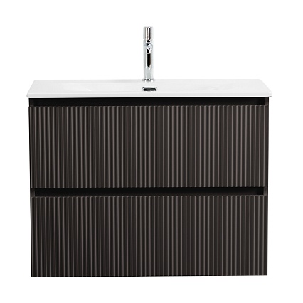 Тумба с раковиной BelBagno Uno-Mini 90 см Темно-серый матовый