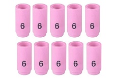 Сопло керамическое TIG Инсвартех 9-20-25 13N №6, 10 шт IST0135