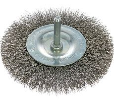 Щетка дисковая (100 мм; хвост 6 мм) INOX Bosch 2608622124