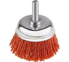 Щетка-крацовка чашка 50 мм, нейлон, со шпилькой Pobedit 2137350