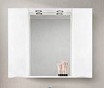 Зеркальный шкаф BelBagno MARINO-SPC-1000/750-2A-BL-P 100 см, Bianco Lucido