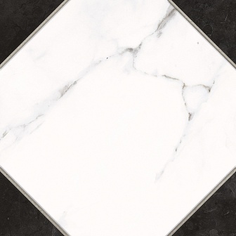Керамогранит Cersanit Gretta белый рельеф 29,8х29,8 см, A16063