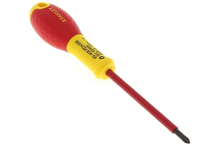 Диэлектрическая отвертка FATMAX 1000V PZ1х100 мм Stanley 0-65-418
