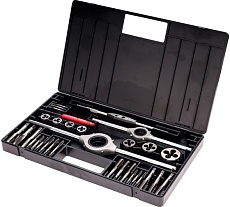 Набор метчиков и плашек Bucovice Tools M3-M12 115CrV3 34 предмета 310120