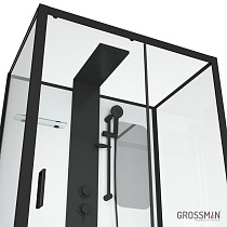 Душевая кабина Grossman GR252Q 120x80, черный