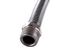 Подводка для газа СТМ ГАЗ сильфонная, 3/4&quot;, гайка-штуцер, 80 см CGHM3408