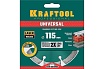 Диск алмазный сегментный по железобетону и бетону Kraftool Universal 115х22 мм 36680-115