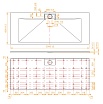 Поддон для душа RGW TKS-W 80x200см стеклокомпозит белый
